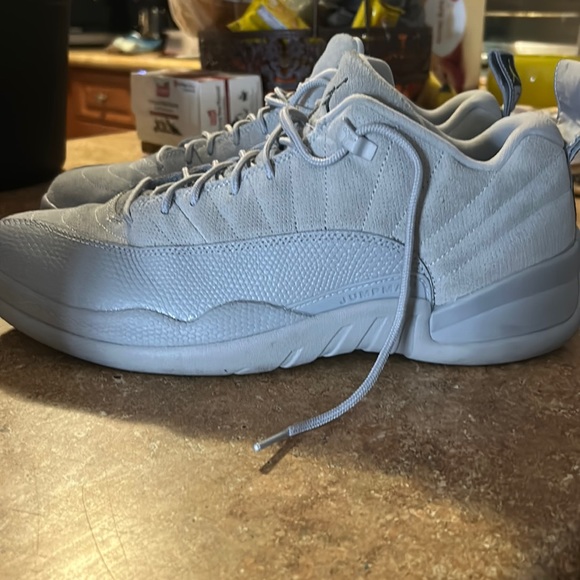 Jordan 12 wolf grey lows, size 12, used multiple times but not